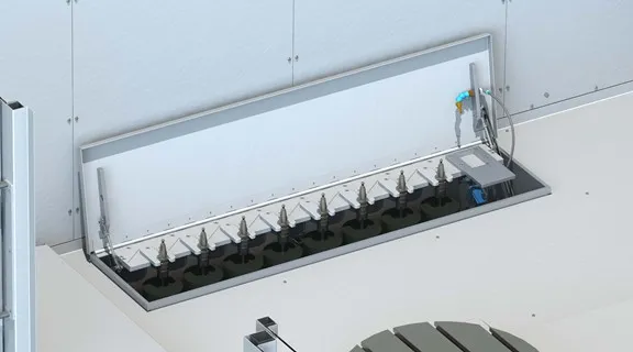 Electrobroche avec changement d’outils automatisé